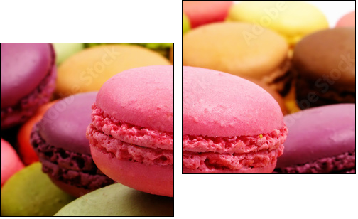 macarons - Zweiteiliges Leinwandbild, Diptychon