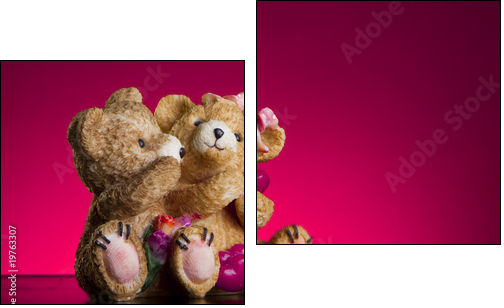 Valentine Concept - Zweiteiliges Leinwandbild, Diptychon