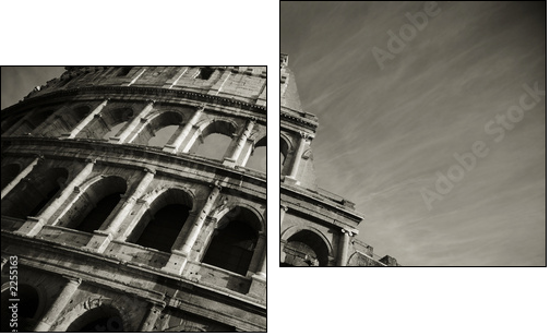 colosseum duo - Zweiteiliges Leinwandbild, Diptychon