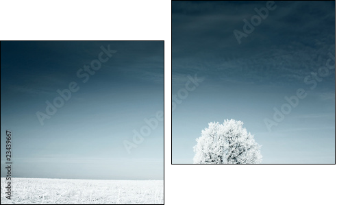 Tree - Zweiteiliges Leinwandbild, Diptychon