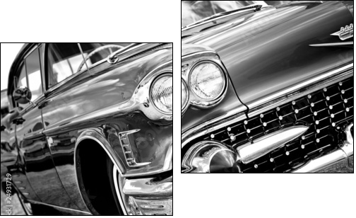 Classic Automobile - Zweiteiliges Leinwandbild, Diptychon