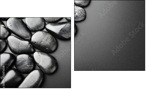 Stones - Zweiteiliges Leinwandbild, Diptychon