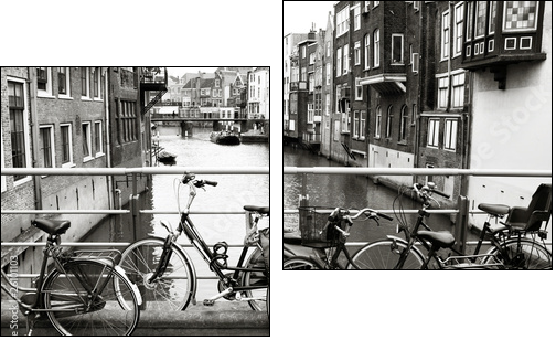 Netherlands - Dordrecht - Zweiteiliges Leinwandbild, Diptychon
