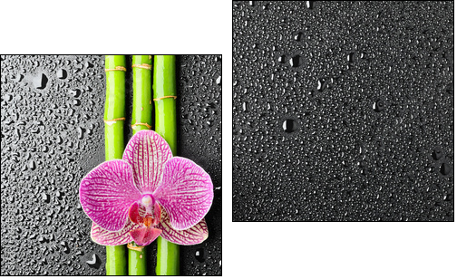 spa background - Zweiteiliges Leinwandbild, Diptychon