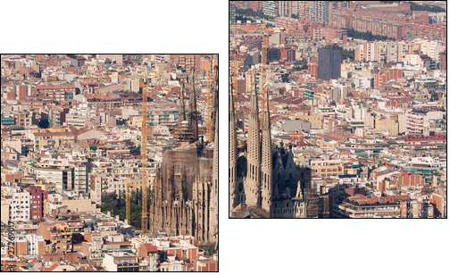 Sagrada Familia - Zweiteiliges Leinwandbild, Diptychon