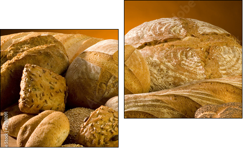bread - Zweiteiliges Leinwandbild, Diptychon