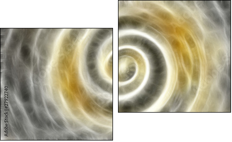 Disipuci - Zweiteiliges Leinwandbild, Diptychon