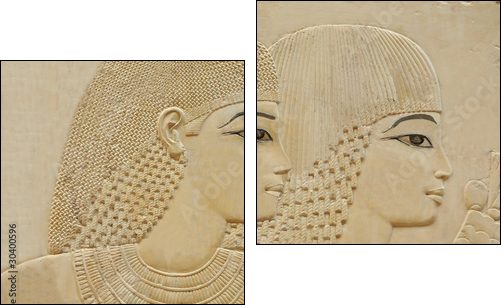 Beautiful young couple - Zweiteiliges Leinwandbild, Diptychon