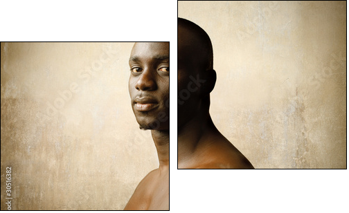 African beauty - Zweiteiliges Leinwandbild, Diptychon