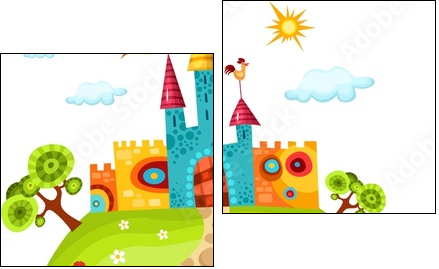 princess - Zweiteiliges Leinwandbild, Diptychon