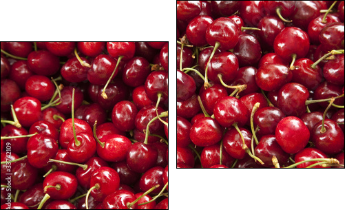 Cherries - Zweiteiliges Leinwandbild, Diptychon