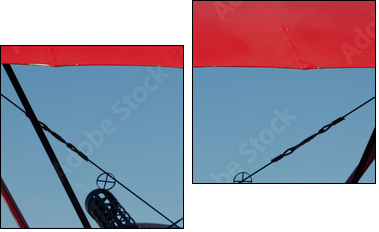 Vintage Aircraft - Zweiteiliges Leinwandbild, Diptychon