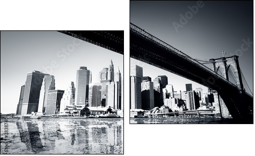 New York - Zweiteiliges Leinwandbild, Diptychon