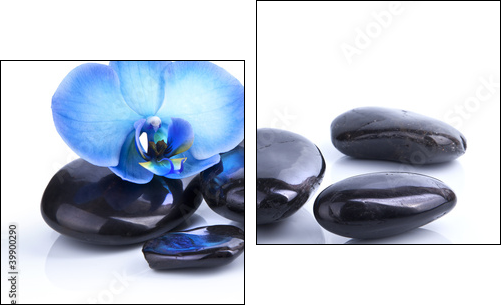 Relaxation et Bien-Ãªtre - Zweiteiliges Leinwandbild, Diptychon