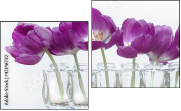 Tulpen - Zweiteiliges Leinwandbild, Diptychon