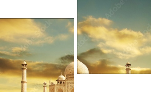 Taj Mahal palace - Zweiteiliges Leinwandbild, Diptychon
