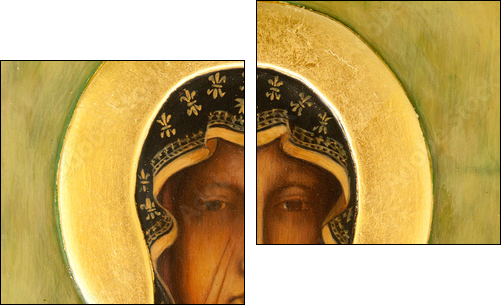 orthodox icon - Zweiteiliges Leinwandbild, Diptychon
