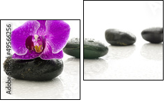 Wellness - Zweiteiliges Leinwandbild, Diptychon