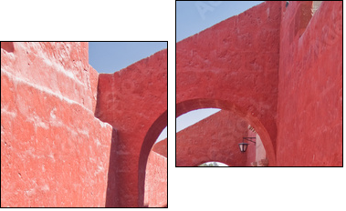 Monastery of St. Catherine at Arequipa, Peru - Zweiteiliges Leinwandbild, Diptychon