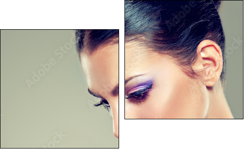 Beauty Portrait - Zweiteiliges Leinwandbild, Diptychon