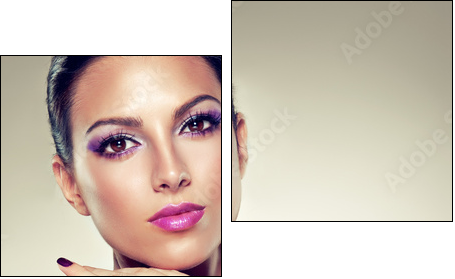 Beauty Portrait - Zweiteiliges Leinwandbild, Diptychon