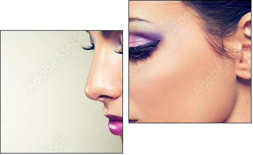 Beauty Portrait - Zweiteiliges Leinwandbild, Diptychon