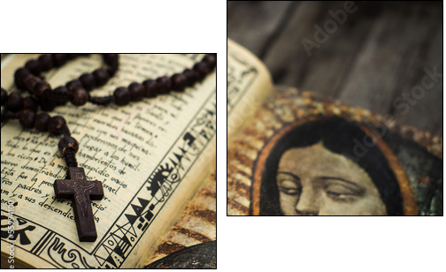 Religious Concept - Zweiteiliges Leinwandbild, Diptychon