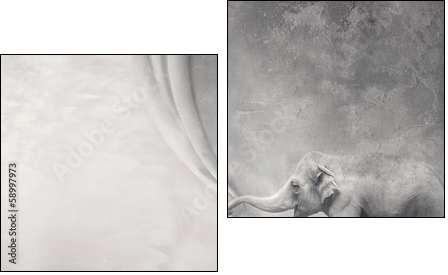 Et voilÃ  - Zweiteiliges Leinwandbild, Diptychon