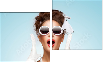 Full of emotions. - Zweiteiliges Leinwandbild, Diptychon