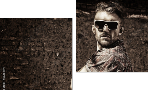 sunglasses - Zweiteiliges Leinwandbild, Diptychon