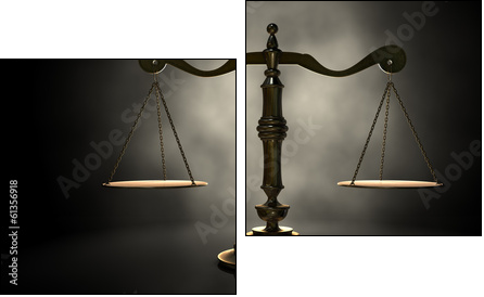 Scales Of Justice - Zweiteiliges Leinwandbild, Diptychon