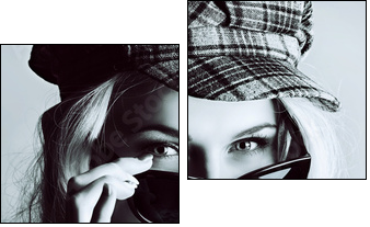 denim style - Zweiteiliges Leinwandbild, Diptychon