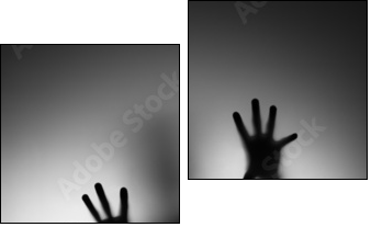 Ghosts Hand - Zweiteiliges Leinwandbild, Diptychon