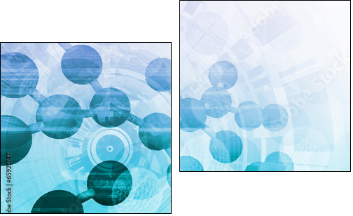 Healthcare Industry - Zweiteiliges Leinwandbild, Diptychon