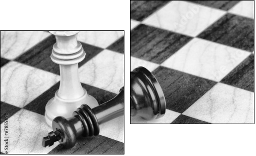 Chess - Zweiteiliges Leinwandbild, Diptychon