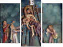 Triptychon - Dreiteiliges Leinwandbild