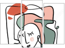 Triptychon - Dreiteiliges Leinwandbild