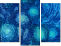 Triptychon - Dreiteiliges Leinwandbild