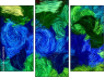 Triptychon - Dreiteiliges Leinwandbild