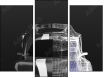 Triptychon - Dreiteiliges Leinwandbild