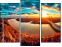 Triptychon - Dreiteiliges Leinwandbild