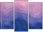 Triptychon - Dreiteiliges Leinwandbild