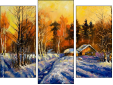 Triptychon - Dreiteiliges Leinwandbild