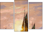 Triptychon - Dreiteiliges Leinwandbild