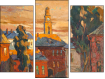 Triptychon - Dreiteiliges Leinwandbild
