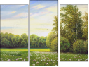 Triptychon - Dreiteiliges Leinwandbild