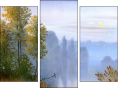 Triptychon - Dreiteiliges Leinwandbild