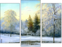 Triptychon - Dreiteiliges Leinwandbild