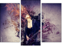 Triptychon - Dreiteiliges Leinwandbild