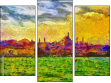 Triptychon - Dreiteiliges Leinwandbild